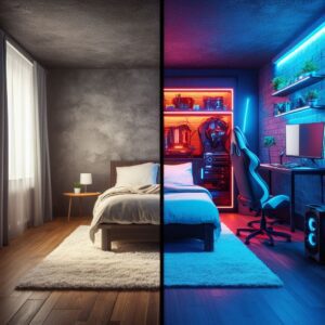 مهارت در طراحی اتاق گیمینگ: کتابچه راهنمای جامع