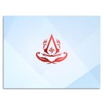 تابلو عکس اتاق گیمینگ با تم اساسینز کرید (افقی) Assassin's Creed-011