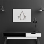تابلو عکس اتاق گیمینگ با تم اساسینز کرید (افقی) Assassin's Creed-012 - Image 3