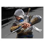 تابلو عکس اتاق گیمینگ با تم اساسینز کرید (افقی) Assassin's Creed-013