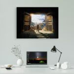 تابلو عکس اتاق گیمینگ با تم اساسینز کرید (افقی) Assassin's Creed-015 - Image 2