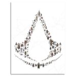 تابلو عکس اتاق گیمینگ با تم اساسینز کرید (عمودی) Assassin's Creed-074