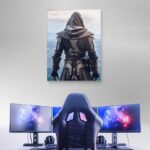 تابلو عکس اتاق گیمینگ با تم اساسینز کرید (عمودی) Assassin's Creed-082 - Image 3