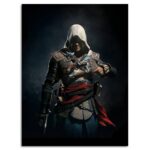 تابلو عکس اتاق گیمینگ با تم اساسینز کرید (عمودی) Assassin's Creed-086