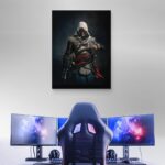 تابلو عکس اتاق گیمینگ با تم اساسینز کرید (عمودی) Assassin's Creed-086 - Image 4