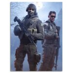 تابلو عکس اتاق گیمینگ با تم کال آف دیوتی (عمودی) Call of Duty-066