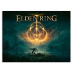 تابلو عکس اتاق گیمینگ با تم الدن رینگ (افقی) Elden Ring-012