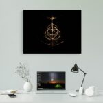 تابلو عکس اتاق گیمینگ با تم الدن رینگ (افقی) Elden Ring-022 - Image 2