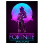 تابلو عکس اتاق گیمینگ با تم فورت نایت (عمودی) fortnite-052