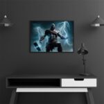 تابلو عکس اتاق گیمینگ با تم گاد آف وار (افقی) God of War-002 - Image 3