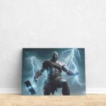تابلو عکس اتاق گیمینگ با تم گاد آف وار (افقی) God of War-002 - Image 4