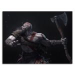 تابلو عکس اتاق گیمینگ با تم گاد آف وار (افقی) God of War-035