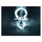 تابلو عکس اتاق گیمینگ با تم گاد آف وار (افقی) God of War-044