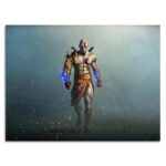تابلو عکس اتاق گیمینگ با تم گاد آف وار (افقی) God of War-047