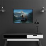 تابلو عکس اتاق گیمینگ با تم گاد آف وار (افقی) God of War-052 - Image 3