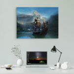 تابلو عکس اتاق گیمینگ با تم گاد آف وار (افقی) God of War-052 - Image 2