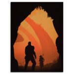 تابلو عکس اتاق گیمینگ با تم گاد آف وار (عمودی) God of War-058