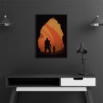 تابلو عکس اتاق گیمینگ با تم گاد آف وار (عمودی) God of War-058 - Image 4