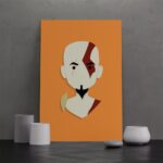 تابلو عکس اتاق گیمینگ با تم گاد آف وار (عمودی) God of War-063 - Image 5