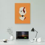 تابلو عکس اتاق گیمینگ با تم گاد آف وار (عمودی) God of War-063 - Image 6