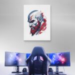 تابلو عکس اتاق گیمینگ با تم گاد آف وار (عمودی) God of War-067 - Image 3