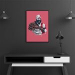 تابلو عکس اتاق گیمینگ با تم گاد آف وار (عمودی) God of War-069 - Image 4