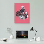 تابلو عکس اتاق گیمینگ با تم گاد آف وار (عمودی) God of War-069 - Image 6