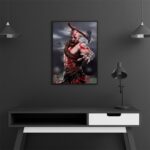 تابلو عکس اتاق گیمینگ با تم گاد آف وار (عمودی) God of War-071 - Image 4