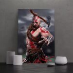 تابلو عکس اتاق گیمینگ با تم گاد آف وار (عمودی) God of War-071 - Image 5
