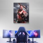تابلو عکس اتاق گیمینگ با تم گاد آف وار (عمودی) God of War-071 - Image 3