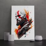 تابلو عکس اتاق گیمینگ با تم گاد آف وار (عمودی) God of War-073 - Image 5
