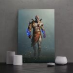 تابلو عکس اتاق گیمینگ با تم گاد آف وار (عمودی) God of War-074 - Image 5