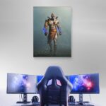 تابلو عکس اتاق گیمینگ با تم گاد آف وار (عمودی) God of War-074 - Image 3