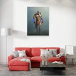 تابلو عکس اتاق گیمینگ با تم گاد آف وار (عمودی) God of War-074 - Image 2