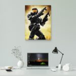تابلو عکس اتاق گیمینگ با تم هالو (عمودی) Halo-067 - Image 6