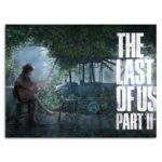 تابلو عکس اتاق گیمینگ با تم لست آف آس (افقی) last of us-034