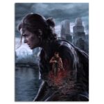تابلو عکس اتاق گیمینگ با تم لست آف آس (عمودی) last of us-076