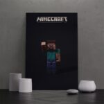 تابلو عکس اتاق گیمینگ با تم ماین کرفت (عمودی) Mine craft-015 - Image 5