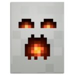 تابلو عکس اتاق گیمینگ با تم ماین کرفت (عمودی) Mine craft-016