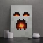 تابلو عکس اتاق گیمینگ با تم ماین کرفت (عمودی) Mine craft-016 - Image 5