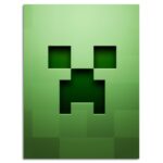 تابلو عکس اتاق گیمینگ با تم ماین کرفت (عمودی) Mine craft-017