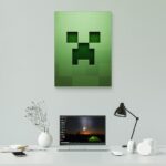 تابلو عکس اتاق گیمینگ با تم ماین کرفت (عمودی) Mine craft-017 - Image 6