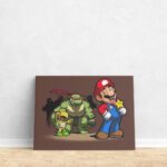 تابلو عکس اتاق گیمینگ با تم ماریو (افقی) Mario-010 - Image 4