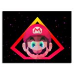 تابلو عکس اتاق گیمینگ با تم ماریو (افقی) Mario-011