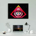 تابلو عکس اتاق گیمینگ با تم ماریو (افقی) Mario-011 - Image 2