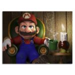 تابلو عکس اتاق گیمینگ با تم ماریو (افقی) Mario-015