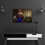 تابلو عکس اتاق گیمینگ با تم ماریو (افقی) Mario-015 - Image 3