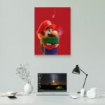 تابلو عکس اتاق گیمینگ با تم ماریو (عمودی) Mario-038 - Image 6