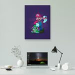 تابلو عکس اتاق گیمینگ با تم ماریو (عمودی) Mario-039 - Image 6