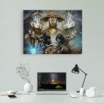 تابلو عکس اتاق گیمینگ با تم مورتال کمبات (افقی) mortal combat-013 - Image 2